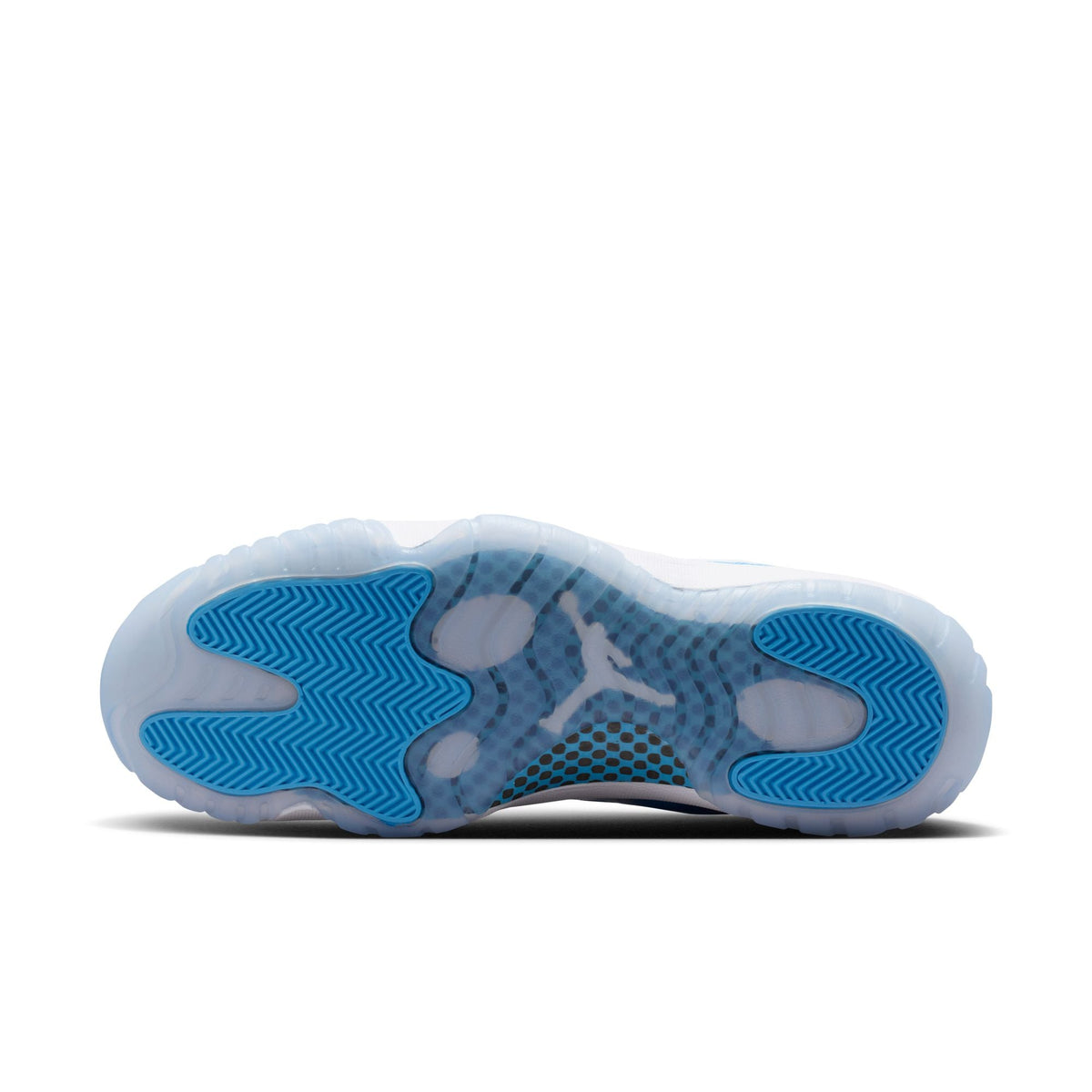 Air Jordan 11 Retro Low - WHITE/UNIVERSITY BLUE-BLACK for Men - product image from the listing.