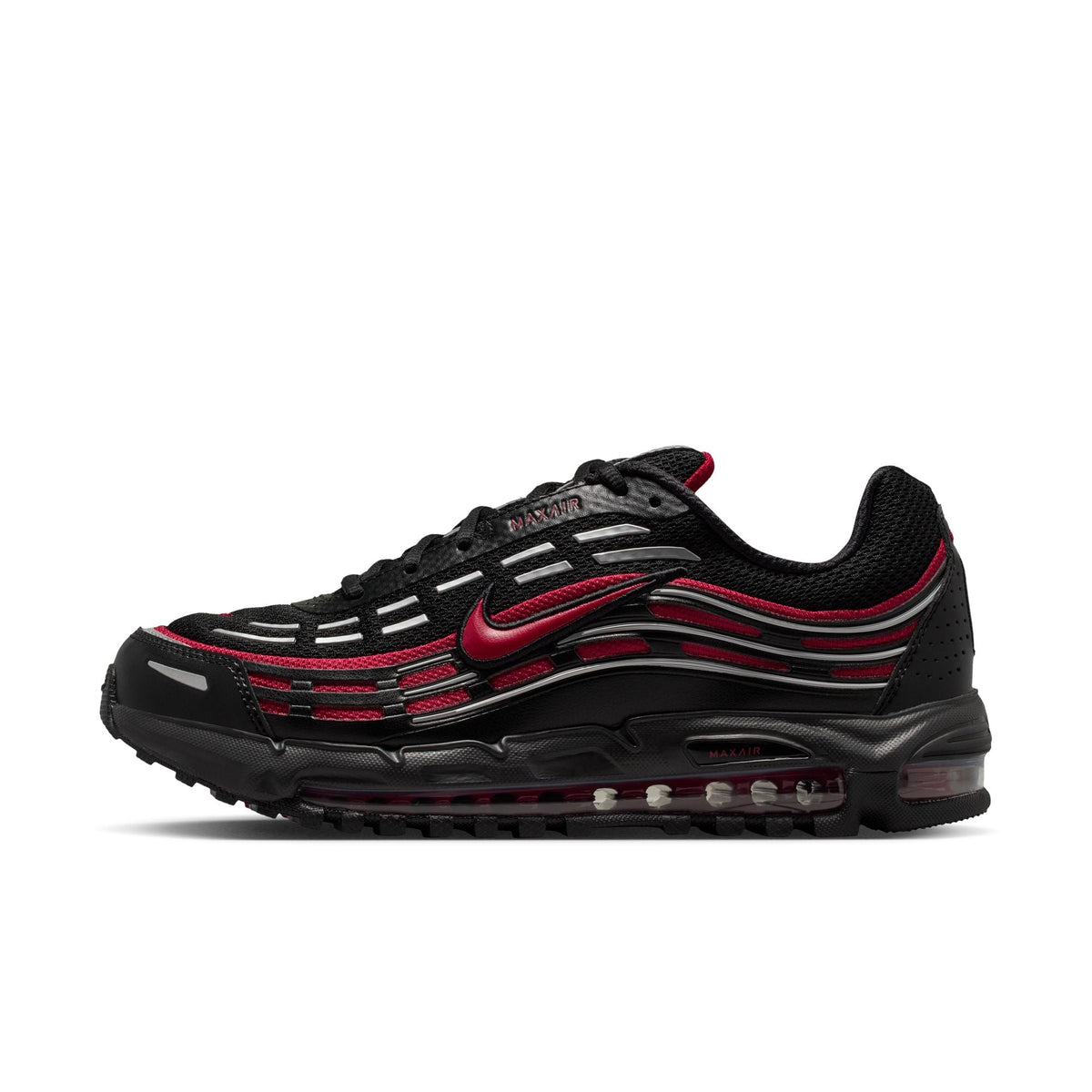 Nike Air Max TL 2.5 - BLACK/TEAM CRIMSON-METALLIC SILVER for Men - product image from the listing.