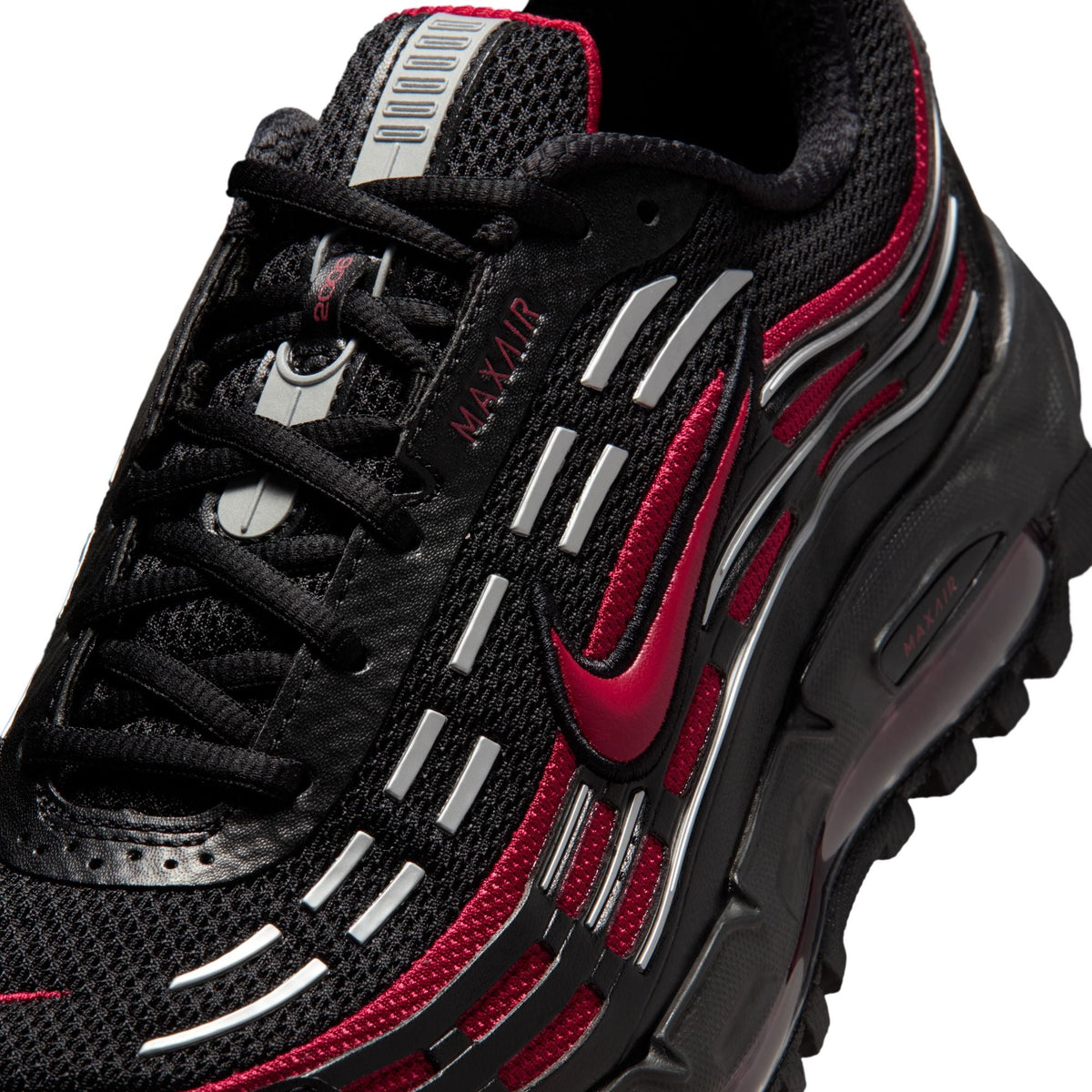 Nike Air Max TL 2.5 - BLACK/TEAM CRIMSON-METALLIC SILVER for Men - product image from the listing.