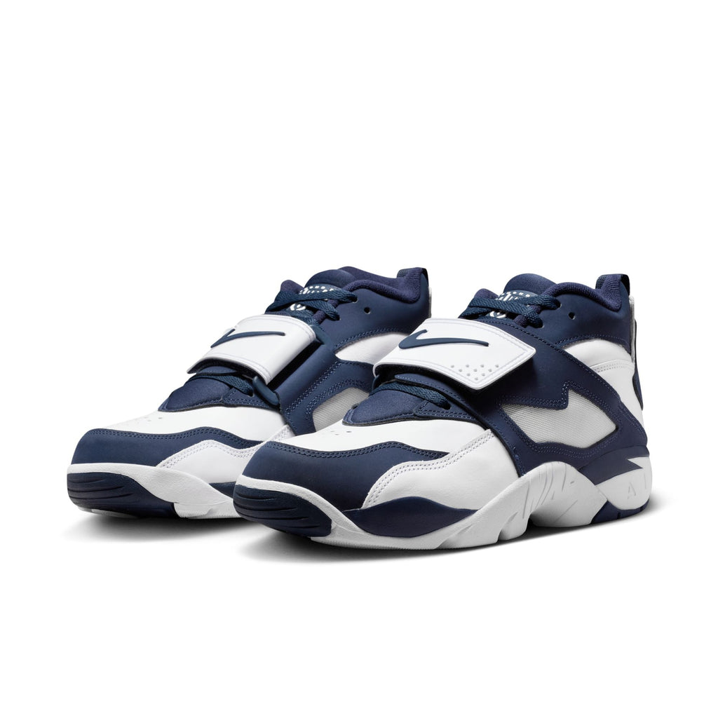 Nike Air Diamond Turf - WHITE/COLLEGE NAVY-METALLIC SILVER for Men - product image from the listing.