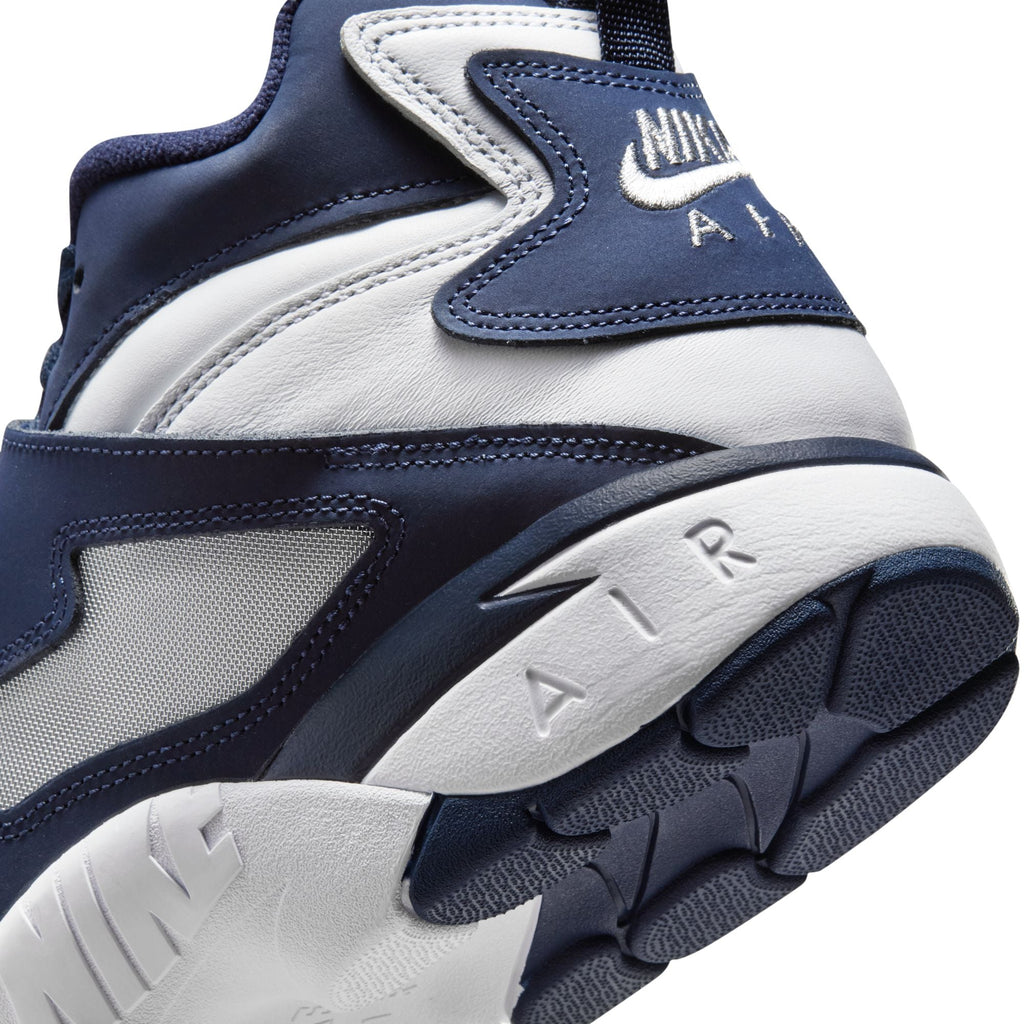 Nike Air Diamond Turf - WHITE/COLLEGE NAVY-METALLIC SILVER for Men - product image from the listing.