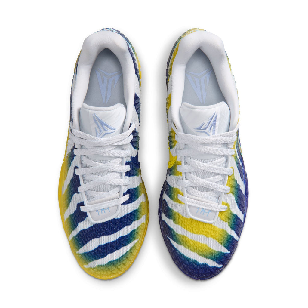 Ja 3 "Murray State" - PURE PLATINUM/DEEP ROYAL BLUE-LIGHTENING for Men - product image from the listing.