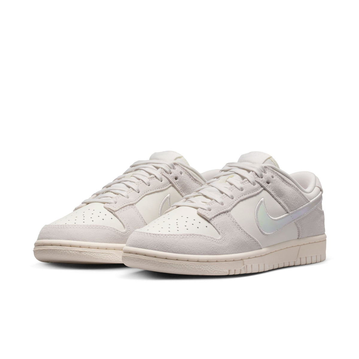 Nike Dunk Low - SAIL/MULTI-COLOR-SIREN RED-HYPER PINK for Women - product image from the listing.