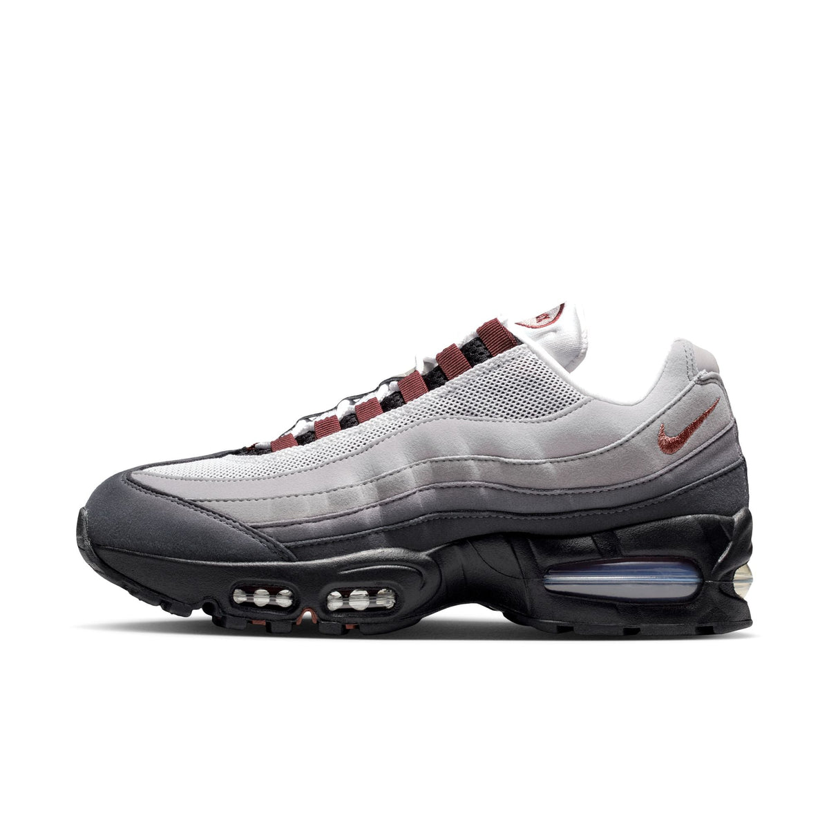Nike Air Max 95 Big Bubble - BLACK/FAUNA BROWN-WHITE-MEDIUM GREY for Women - product image from the listing.