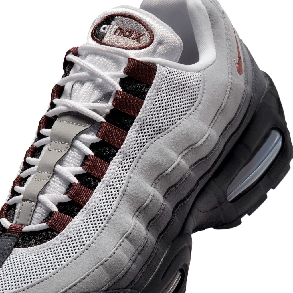 Nike Air Max 95 Big Bubble - BLACK/FAUNA BROWN-WHITE-MEDIUM GREY for Women - product image from the listing.