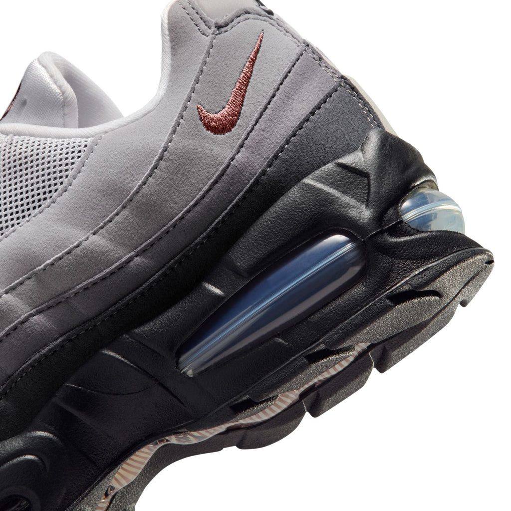 Nike Air Max 95 Big Bubble - BLACK/FAUNA BROWN-WHITE-MEDIUM GREY for Women - product image from the listing.