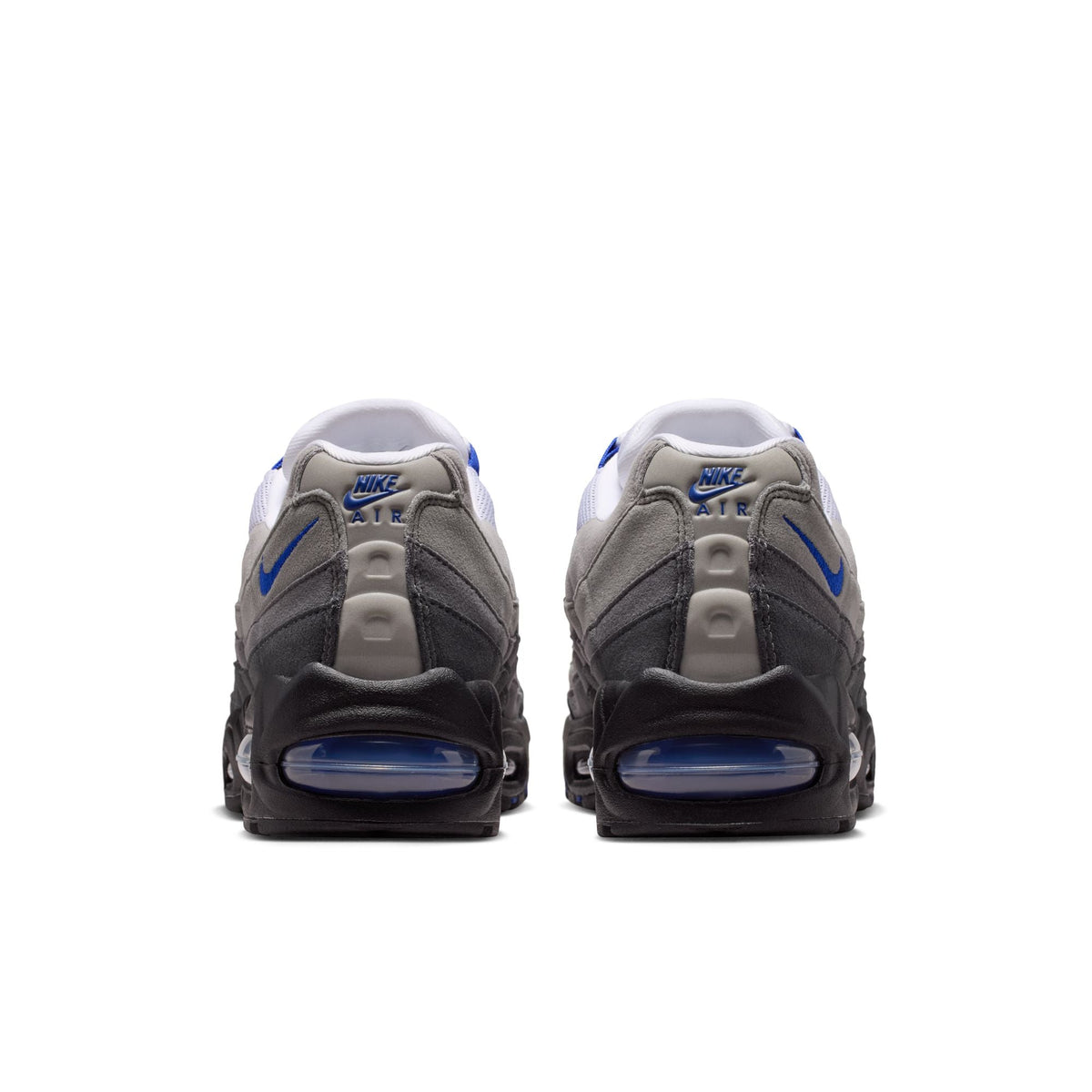 Nike Air Max 95 Big Bubble - BLACK/OLD ROYAL-WHITE-MEDIUM GREY for Women - product image from the listing.