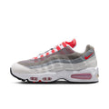 Nike Air Max 95 Big Bubble - WHITE/LT CRIMSON-PINK RISE-WOLF GREY for Women - product image from the listing.