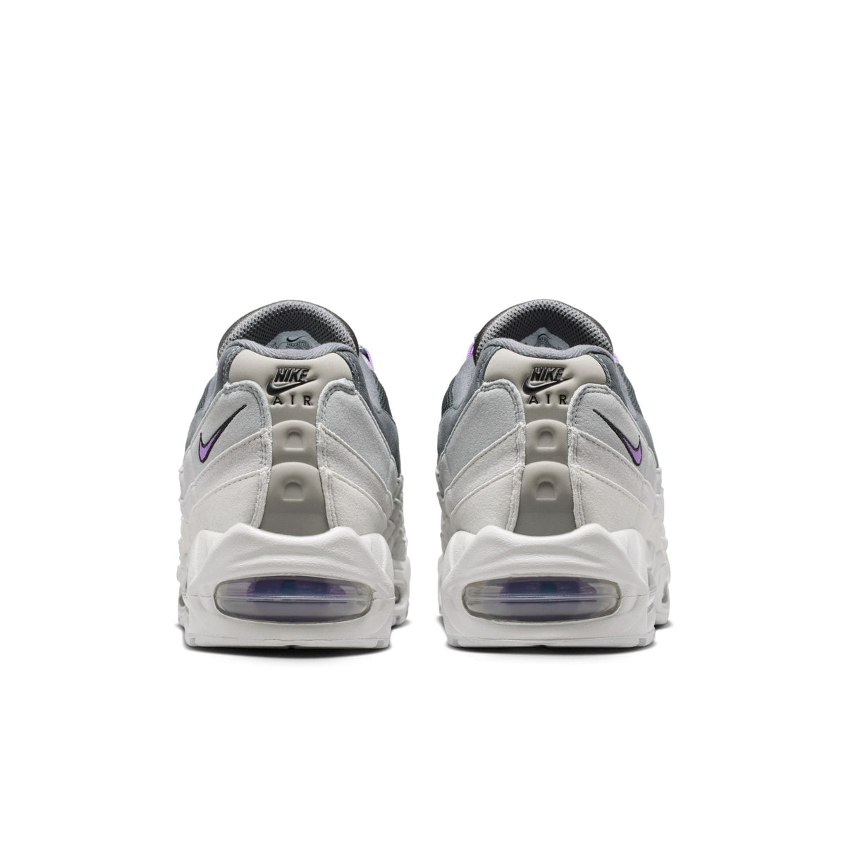 Nike Air Max 95 OG - PHOTON DUST/BRIGHT VIOLET-DARK GREY for Men - product image from the listing.