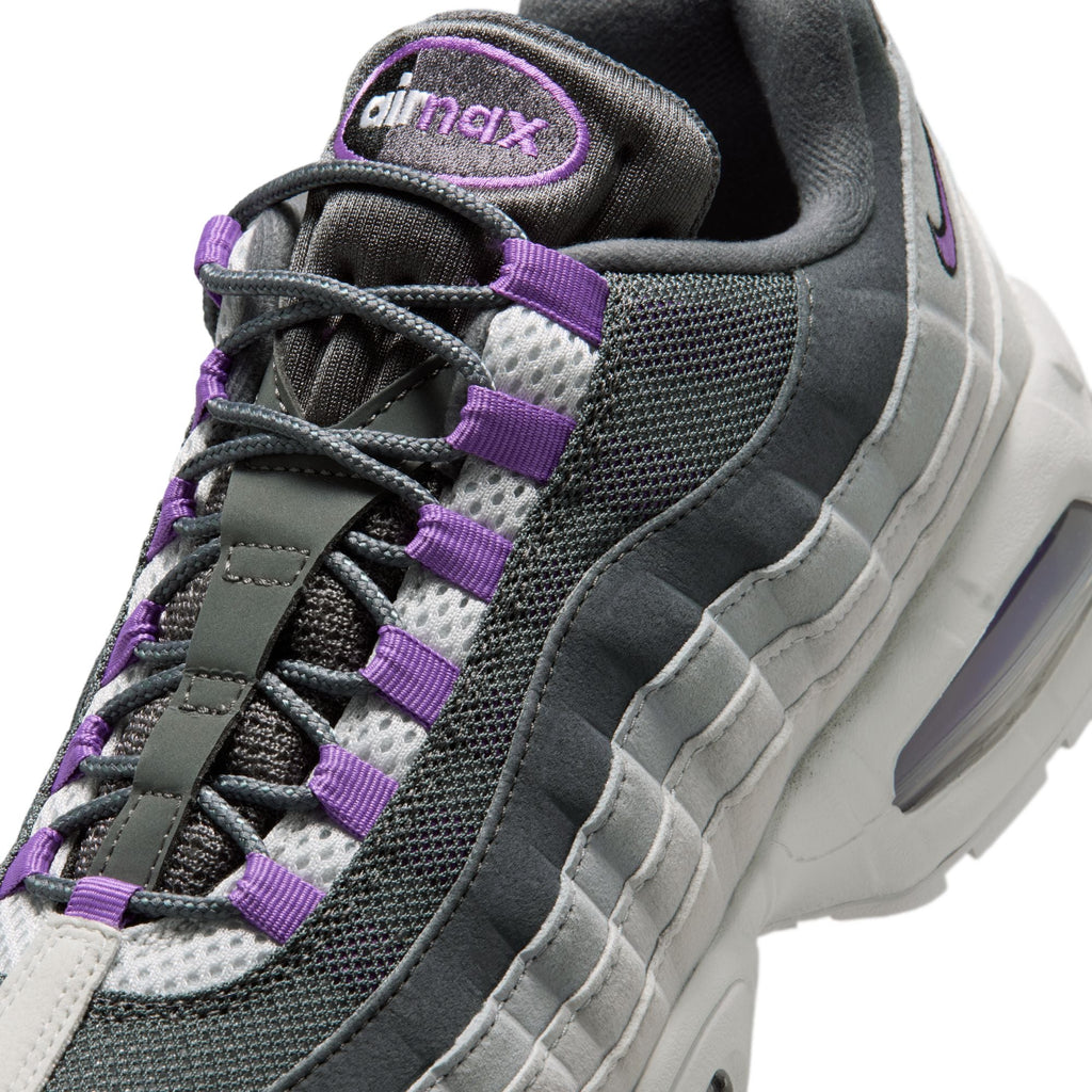 Nike Air Max 95 OG - PHOTON DUST/BRIGHT VIOLET-DARK GREY for Men - product image from the listing.