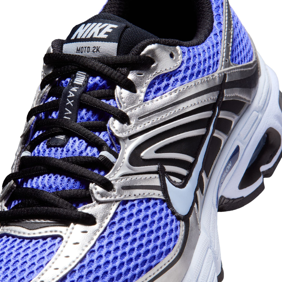 Nike Air Max Moto 2k - Description SAPPHIRE/HYDROGEN BLUE-METALLIC SILVER for Women - product image from the listing.