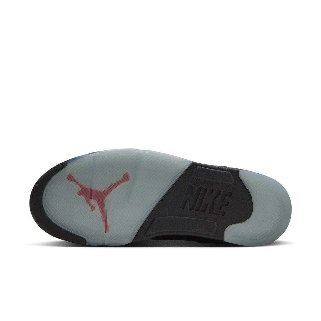 Air Jordan 5 Retro "Halloween" - BLACK/BLACK-PICANTE RED-GLOW N THE DARK for Men - product image from the listing.