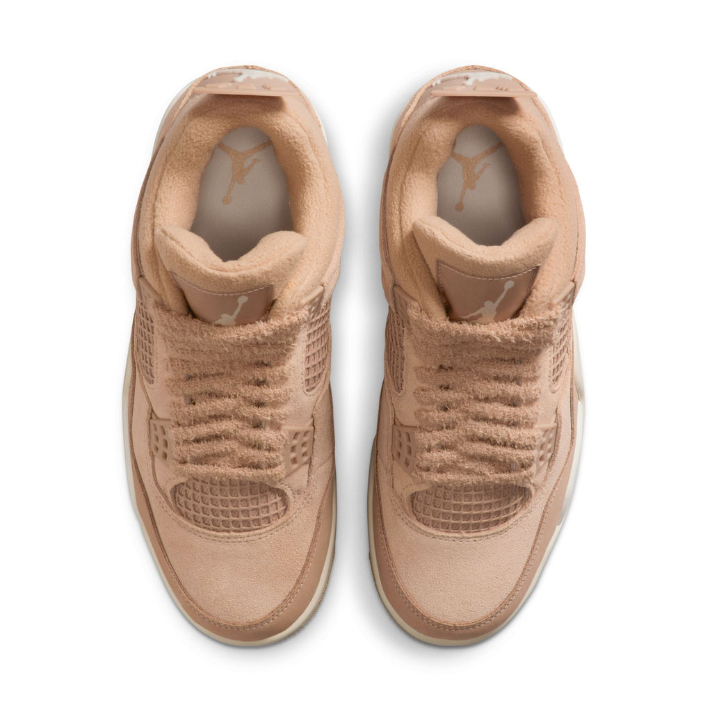 Air Jordan 4 Retro - HEMP/LT OREWOOD BRN for Women - product image from the listing.