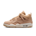 Air Jordan 4 Retro - HEMP/LT OREWOOD BRN for Women - product image from the listing.