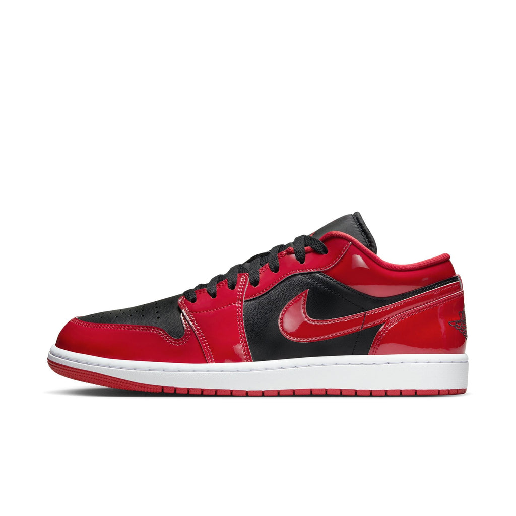 Air Jordan 1 Low SE - BLACK/VARSITY RED-WHITE for Men - product image from the listing.