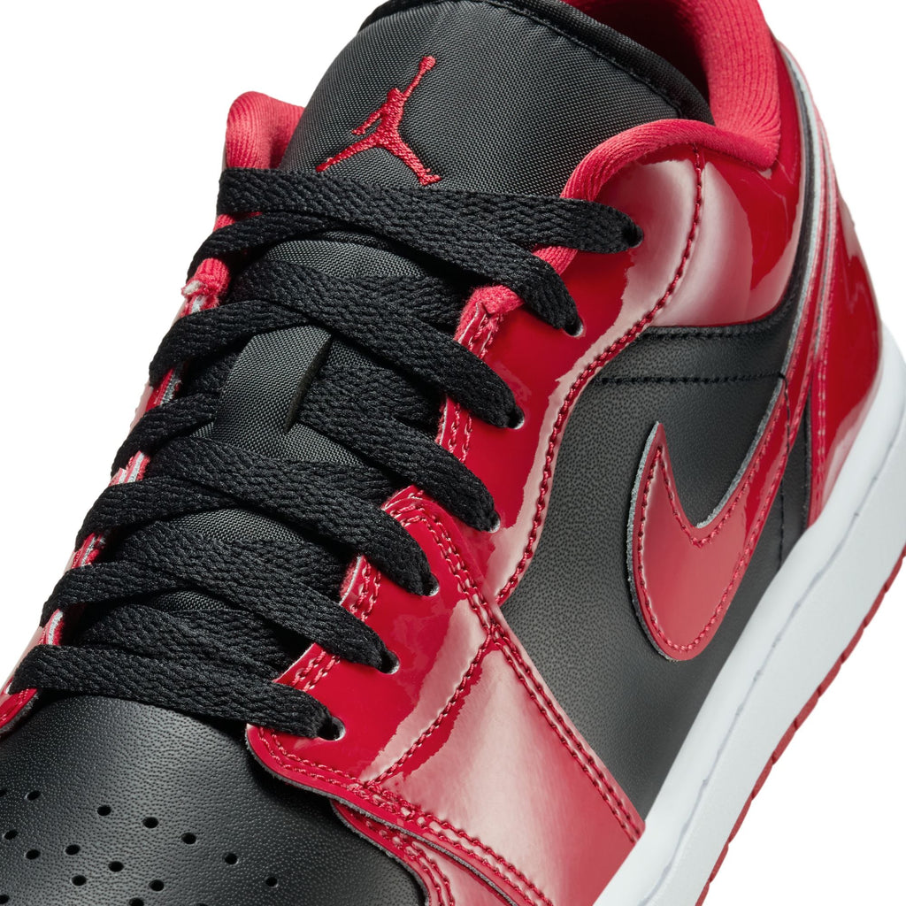 Air Jordan 1 Low SE - BLACK/VARSITY RED-WHITE for Men - product image from the listing.