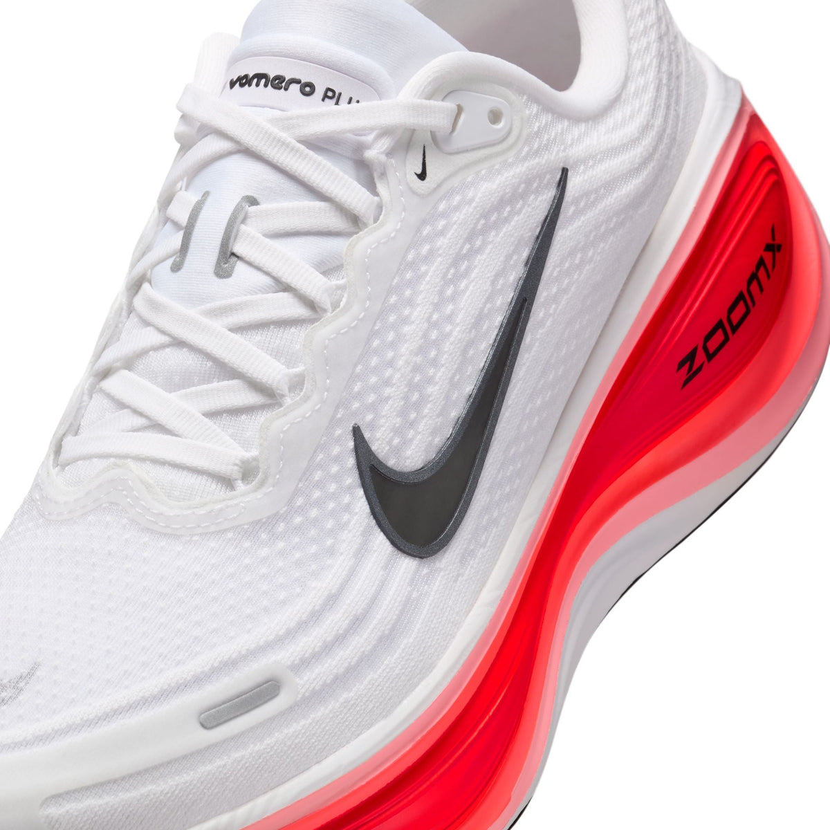 Nike Vomero Plus - WHITE/BLACK-BRIGHT CRIMSON for Men - product image from the listing.