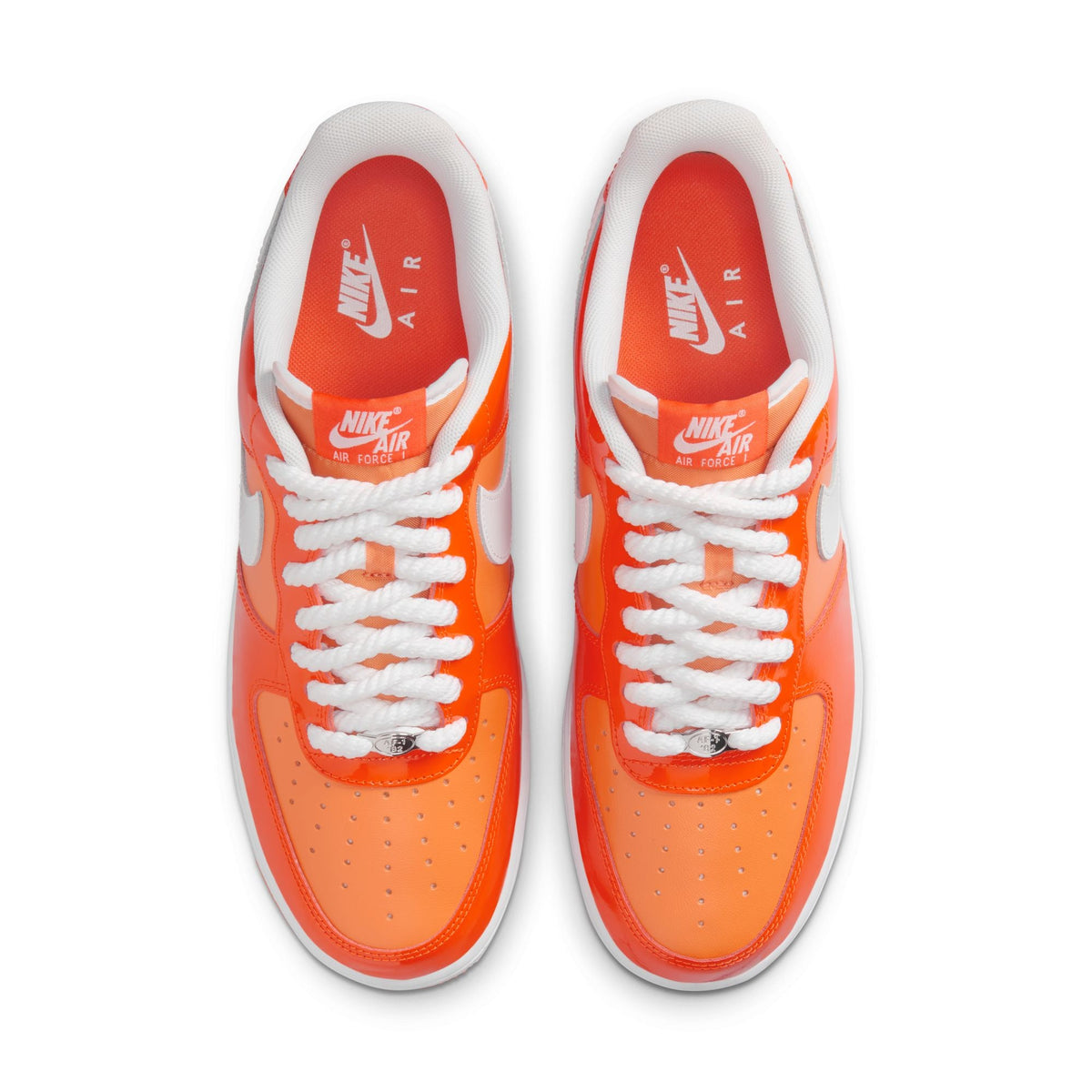 Nike Air Force 1 '07 LV8 - SAFETY ORANGE/WHITE-SPORT ORANGE for Men - product image from the listing.