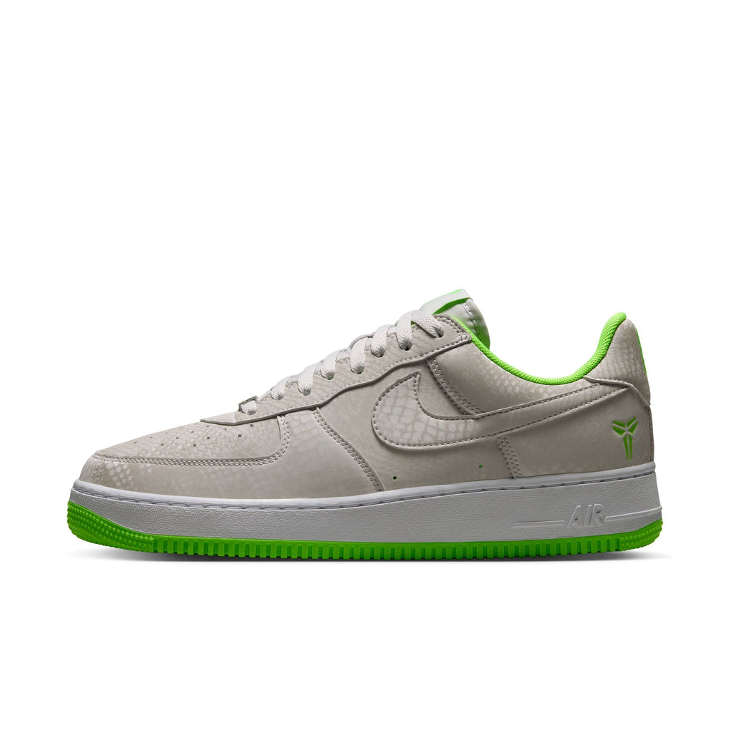 Nike Kobe Air Force 1 Low-VAST GREY/ELECTRIC GREEN-WHITE for Men - product image from the listing.