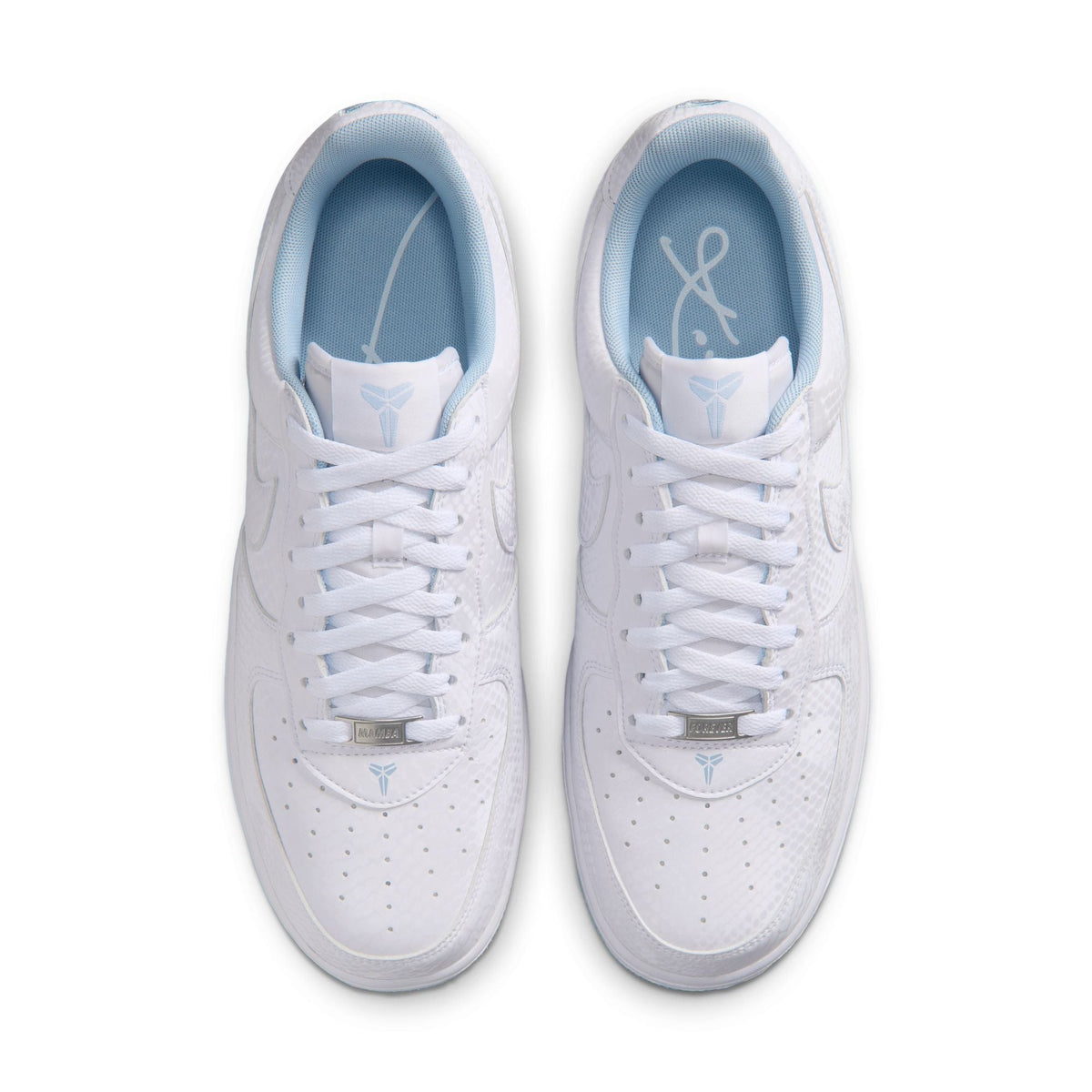 Nike Kobe Air Force 1 Low-WHITE/ARMORY BLUE for Men - product image from the listing.