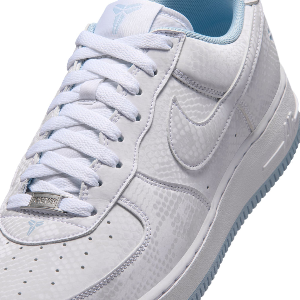 Nike Kobe Air Force 1 Low-WHITE/ARMORY BLUE for Men - product image from the listing.