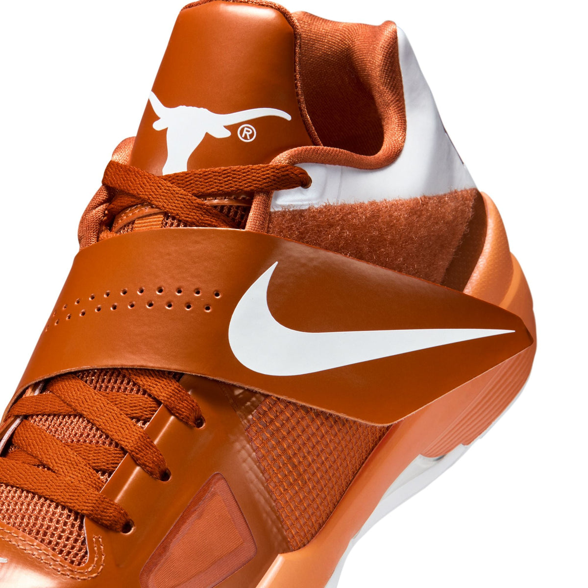 Nike Zoom Kd IV "Texas Longhorns" - DESERT ORANGE/WHITE-DESERT ORANGE for Men - product image from the listing.