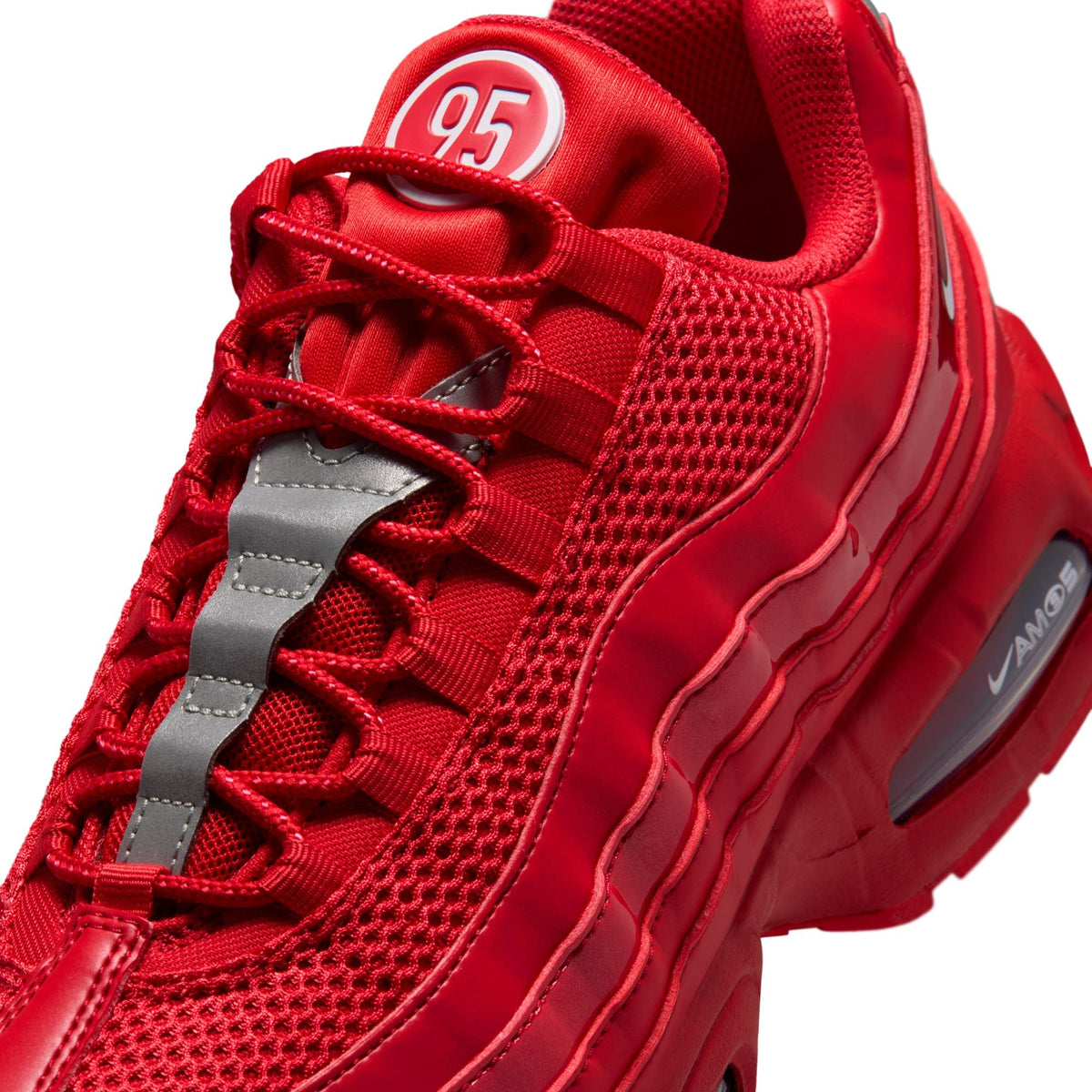 Nike Air Max 95 Big Bubble - UNIVERSITY RED/UNIVERSITY RED-WHITE for Men - product image from the listing.