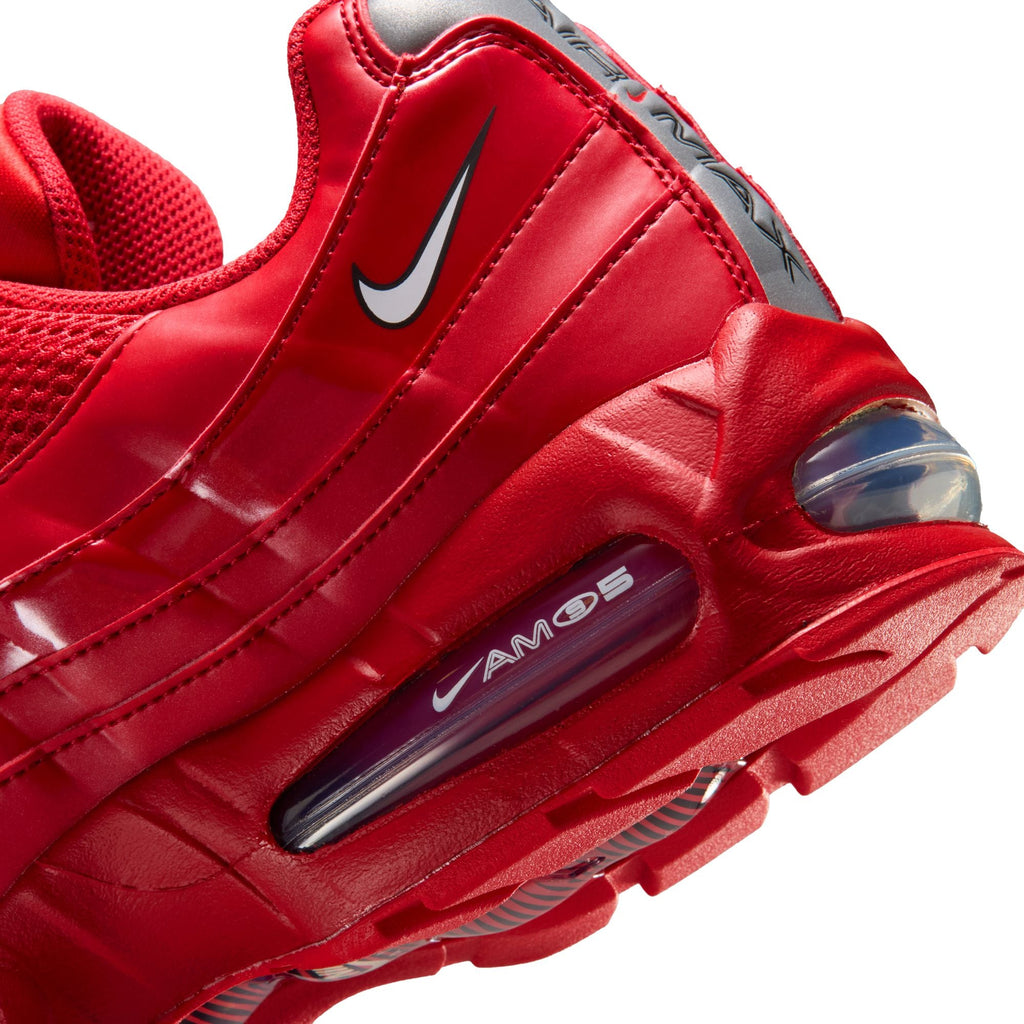 Nike Air Max 95 Big Bubble - UNIVERSITY RED/UNIVERSITY RED-WHITE for Men - product image from the listing.