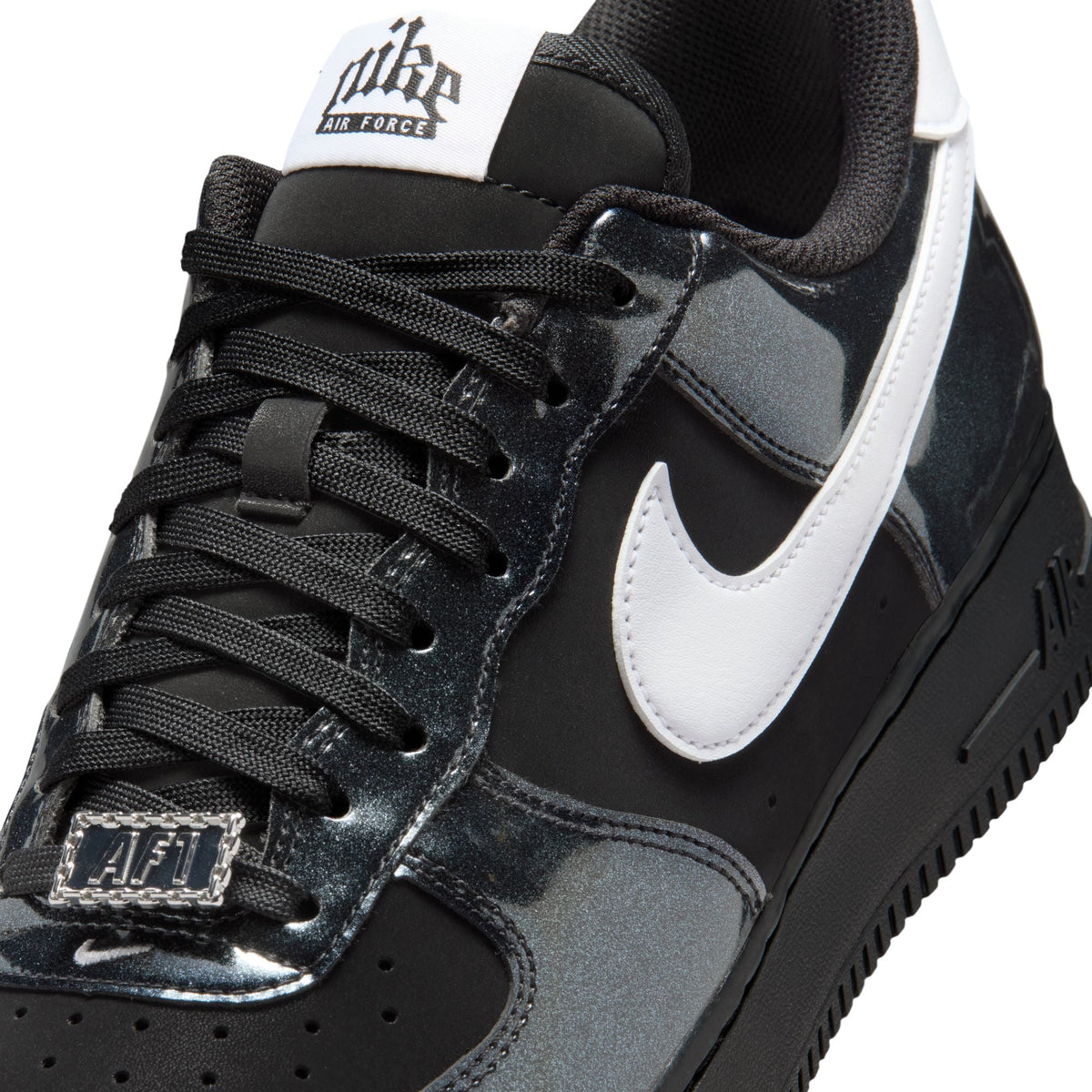 Nike Air Force 1'07 LV8 - BLACK/WHITE for Men - product image from the listing.