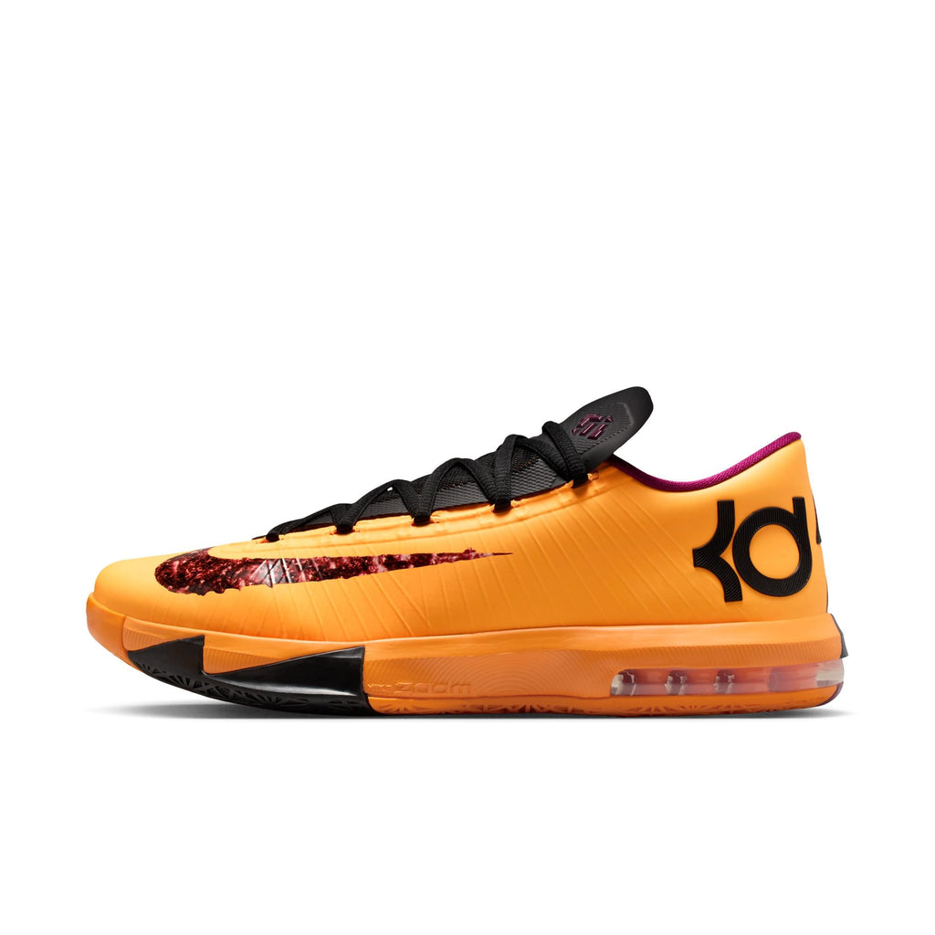 Nike Zoom KD 6 "Peanut Butter & Jelly" - LASER ORANGE/RASPBERRY RED-BLACK for Men - product image from the listing.
