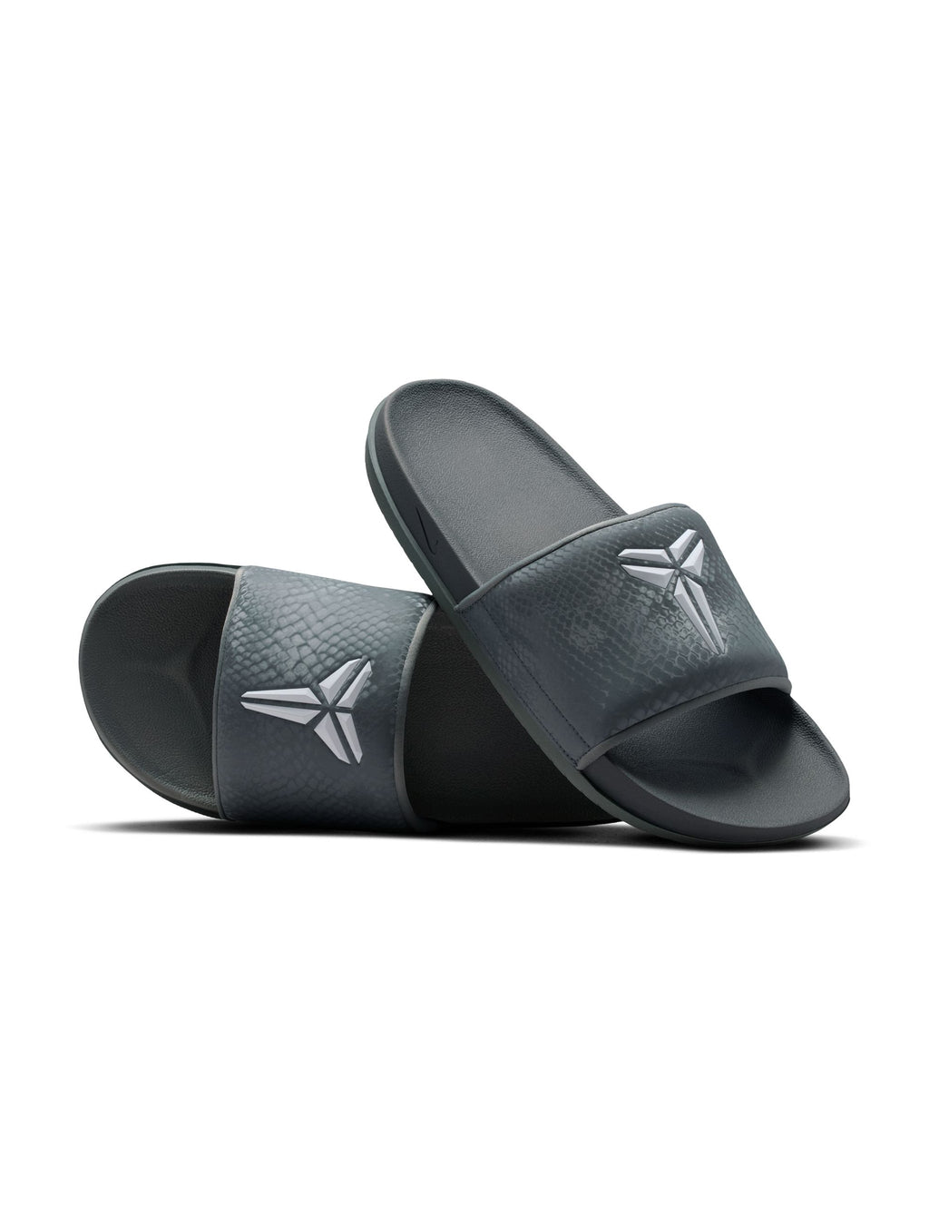 Men's Nike Kobe Offcourt Slide - Cool Grey - product image from the listing.