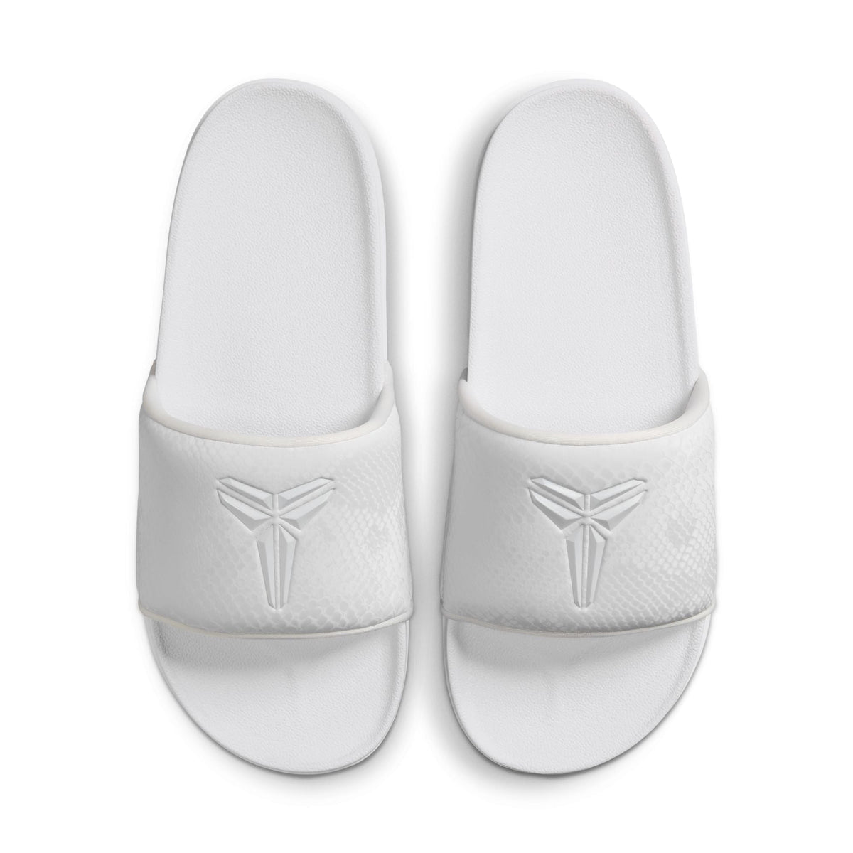 Men's Nike Kobe Offcourt Slides - White - product image from the listing.