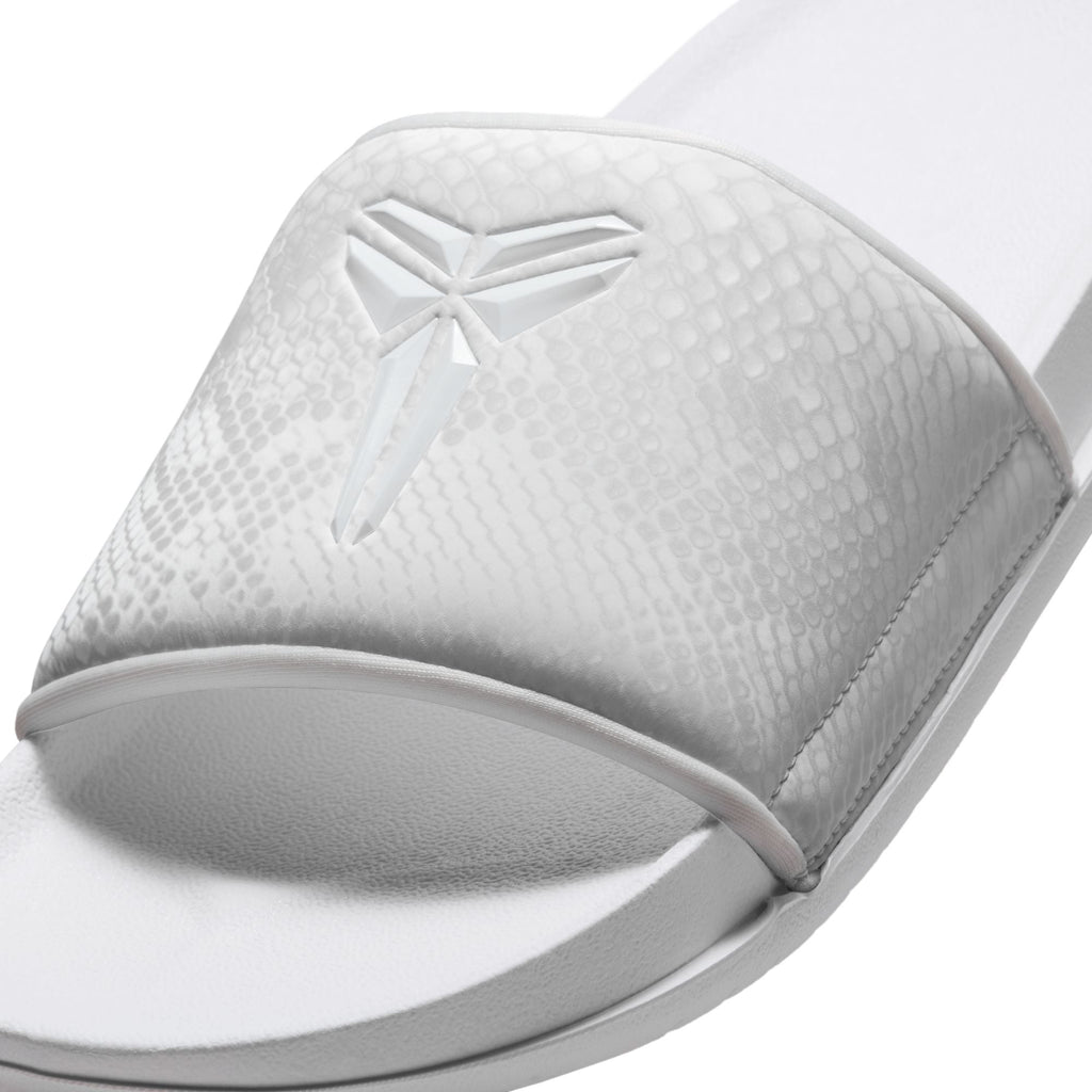 Men's Nike Kobe Offcourt Slides - White - product image from the listing.