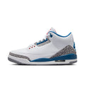 Air Jordan 3 Retro-WHITE/FIRE RED-TRUE BLUE for Men - product image from the listing.