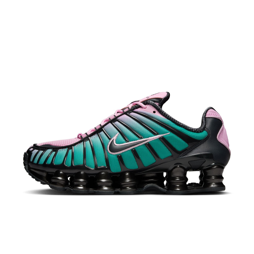 Nike Shox Tl Fade- LT ARCTIC PINK/NEPTUNE GREEN-OFF for Women - product image from the listing.