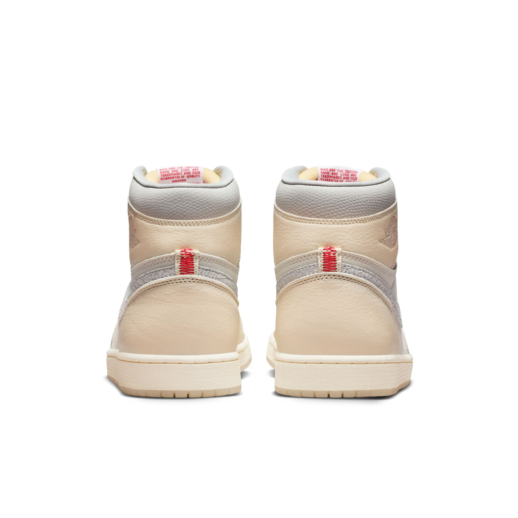 Air Jordan 1 Retro High OG - SAIL/UNIVERSITY RED-PALE IVORY for Men - product image from the listing.