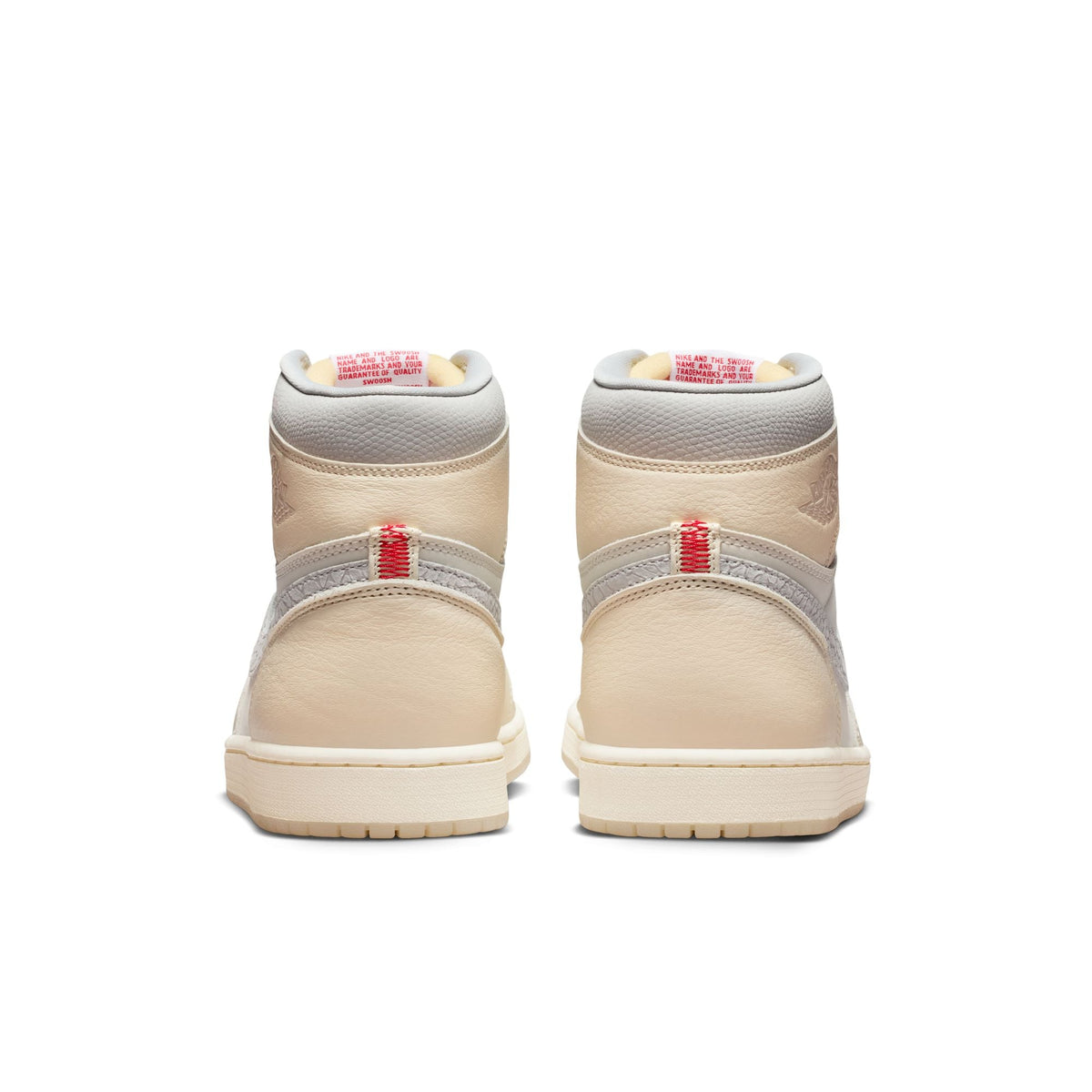 GS Air Jordan 1 Retro High OG in SAIL/UNIVERSITY RED-PALE IVORY - product image from the listing.