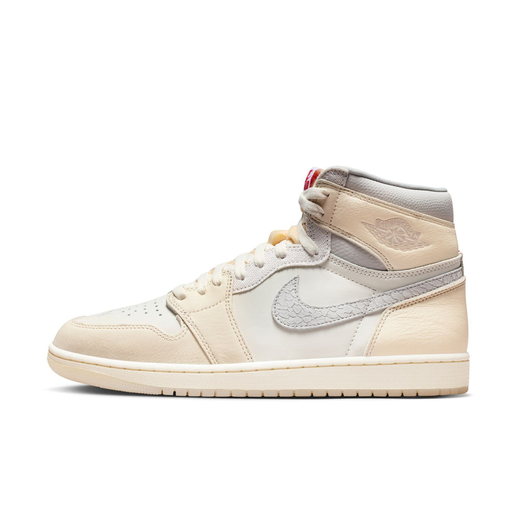 Air Jordan 1 Retro High OG - SAIL/UNIVERSITY RED-PALE IVORY for Men - product image from the listing.