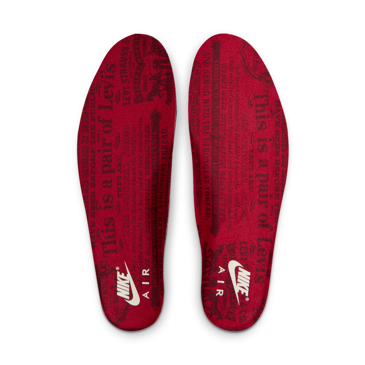 Air Jordan 3 x Levi's® "Indigo and Gym Red" - DENIM/BLACK-SAIL for Men - product image from the listing.