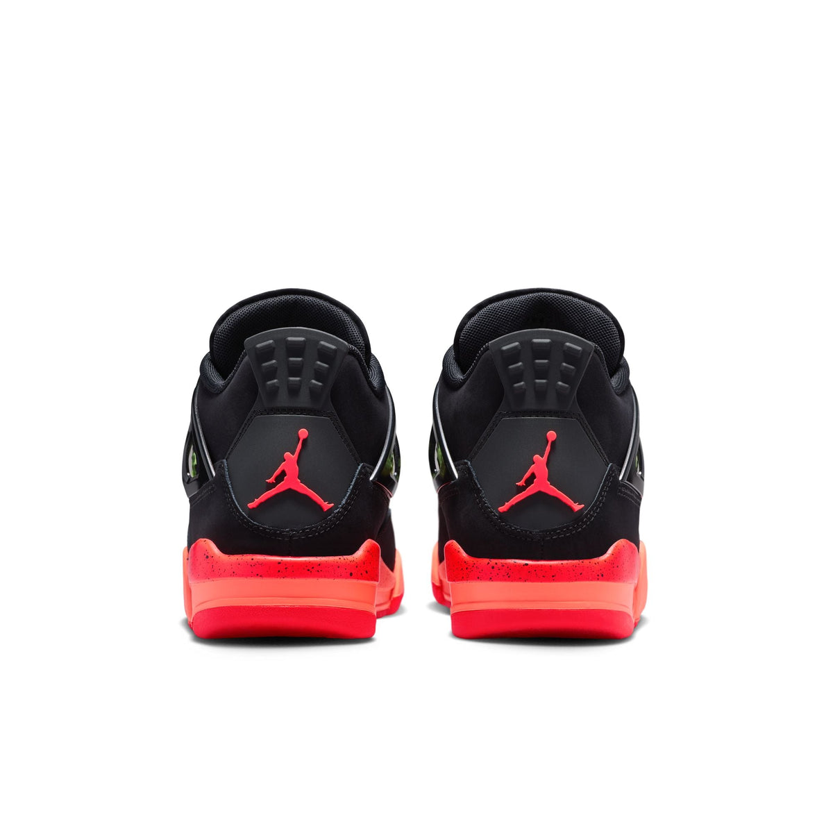 BLACK/INFRARED 23-BRIGHT MANGO - Air Jordan 4 Retro GS - product image from the listing.