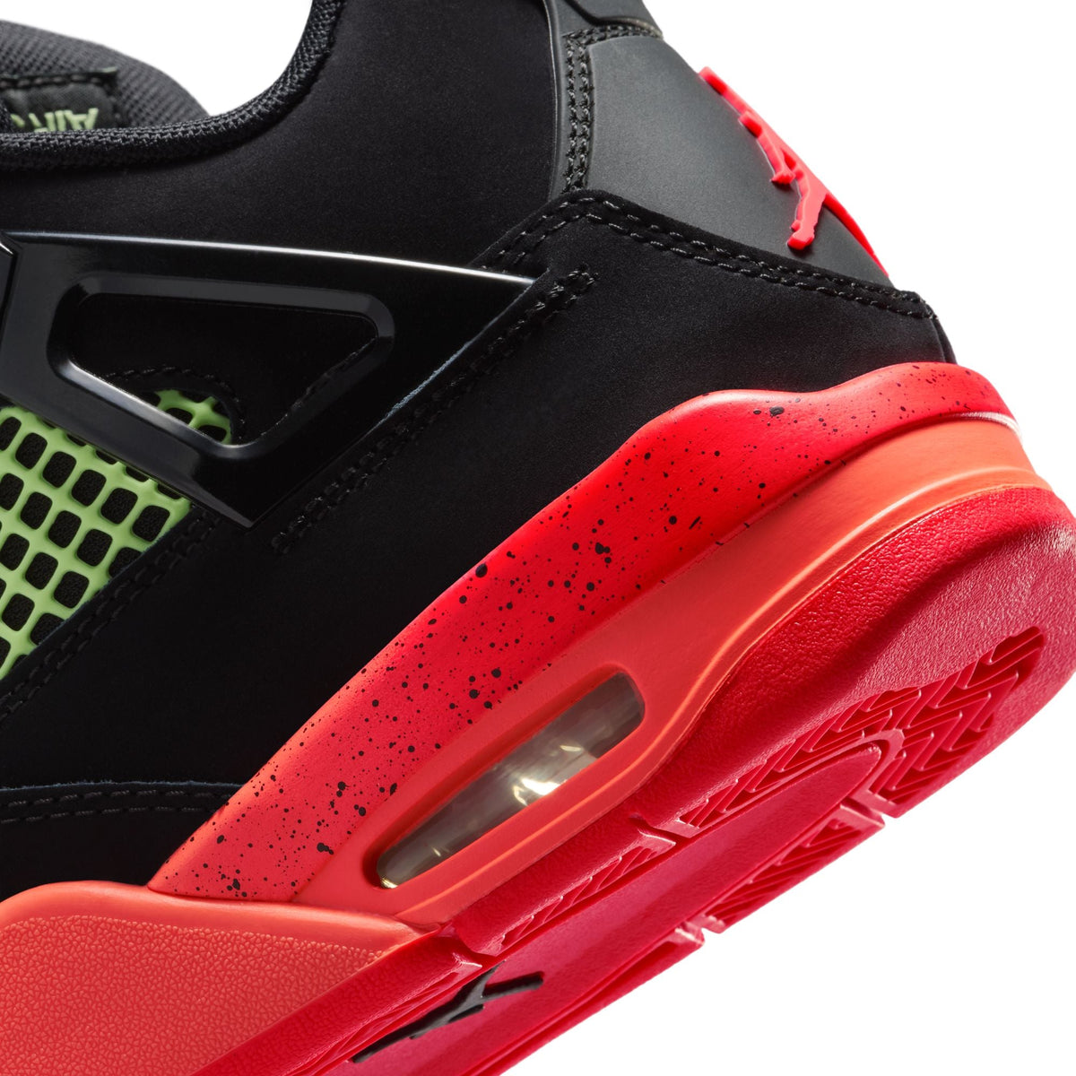 BLACK/INFRARED 23-BRIGHT MANGO - Air Jordan 4 Retro GS - product image from the listing.