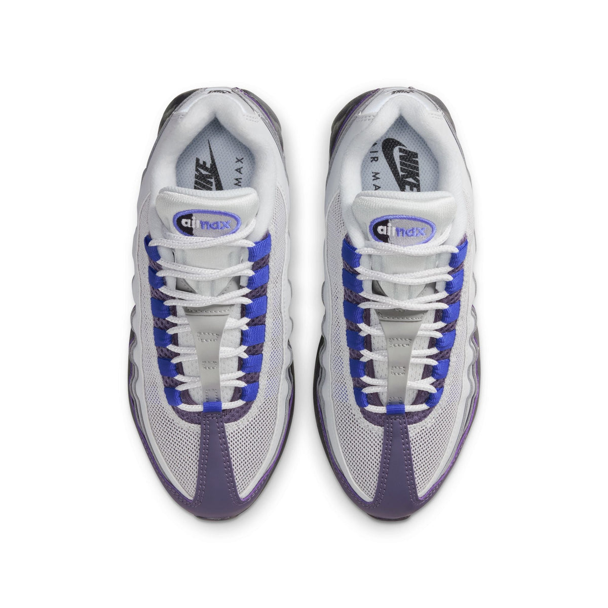 PHOTON DUST/SAPPHIRE-DARK RAISIN - Nike Air Max 95 GS - product image from the listing.
