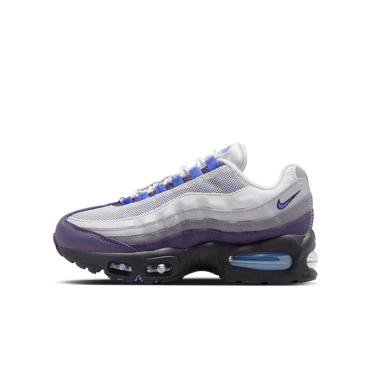 PHOTON DUST/SAPPHIRE-DARK RAISIN - Nike Air Max 95 GS - product image from the listing.