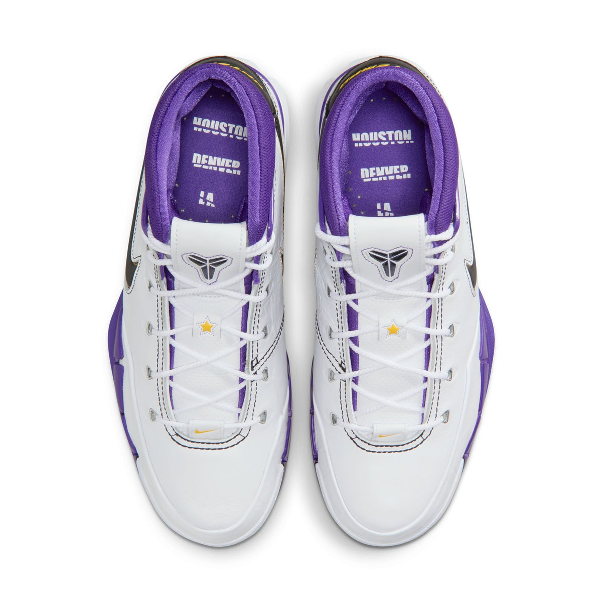 Kobe 1 Protro "81-pt Game" - WHITE/BLACK-COURT PURPLE for Men - product image from the listing.