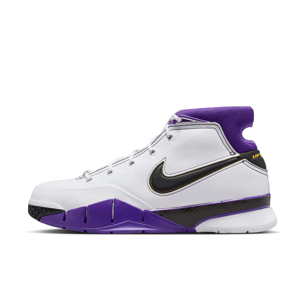 Kobe 1 Protro "81-pt Game" - WHITE/BLACK-COURT PURPLE for Men - product image from the listing.