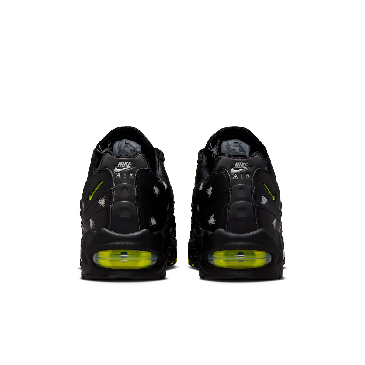 Nike Air Max 95 Premium "Houseflies" - BLACK/NEON YELLOW-BLACK-MTLC DARK GREY for Men - product image from the listing.