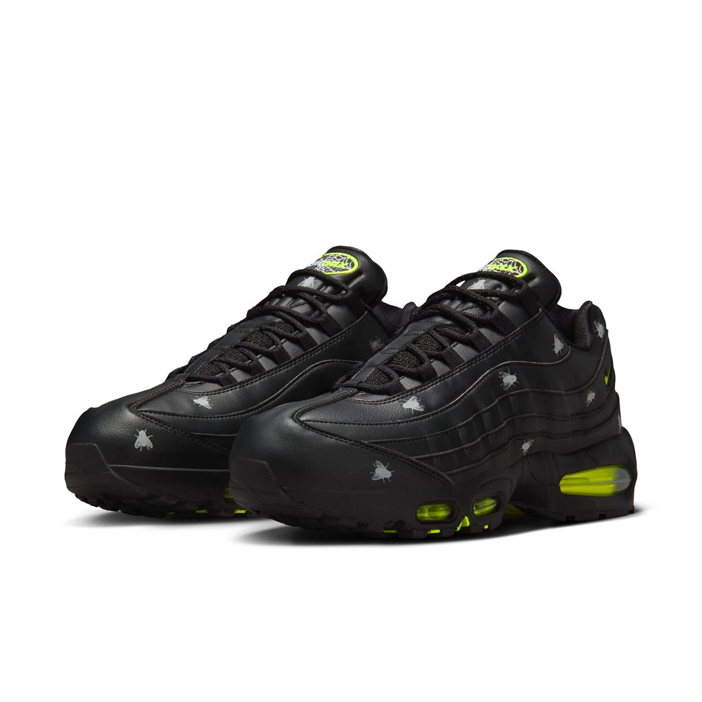 Nike Air Max 95 Premium "Houseflies" - BLACK/NEON YELLOW-BLACK-MTLC DARK GREY for Men - product image from the listing.
