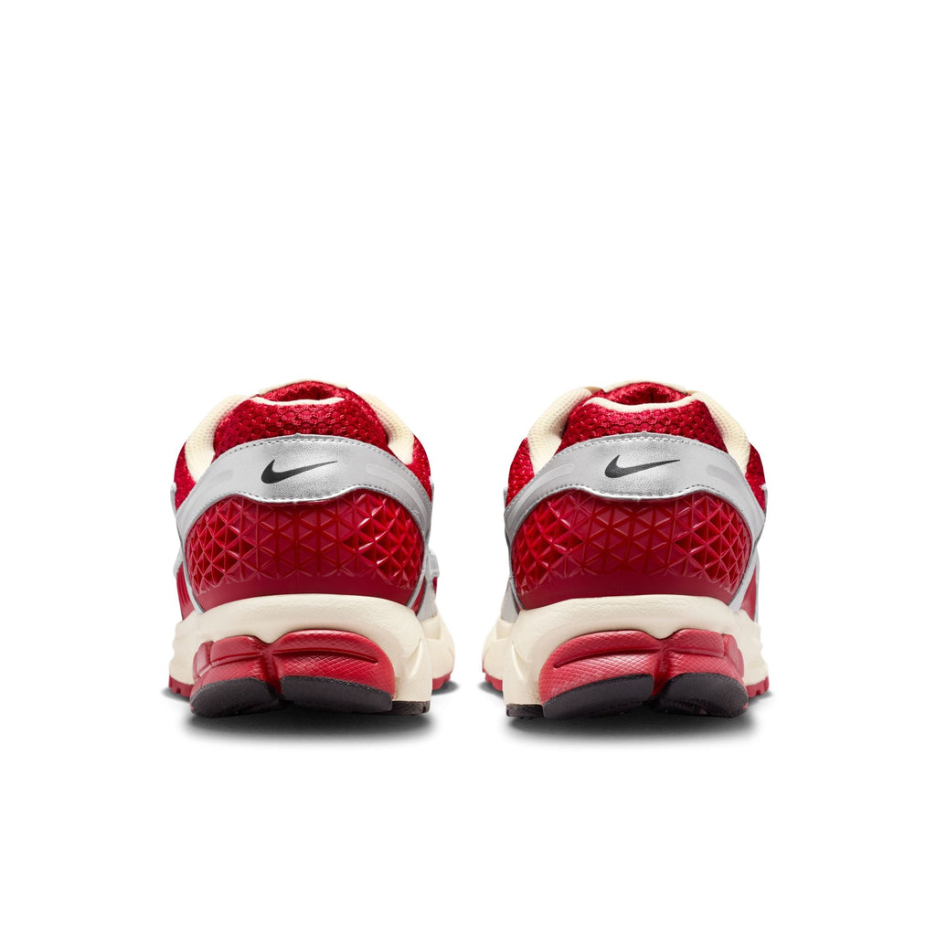 Nike Zoom Vomero 5 - GYM RED/CHROME-METALLIC SILVER for Men - product image from the listing.