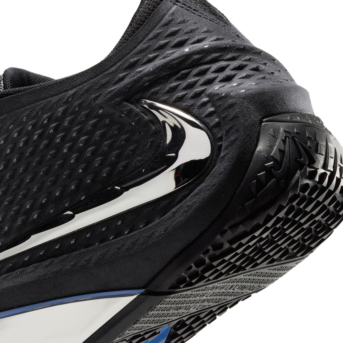 Ja 4 "Dark Mode" - BLACK/METALLIC SILVER-COBALT BLISS for Men - product image from the listing.