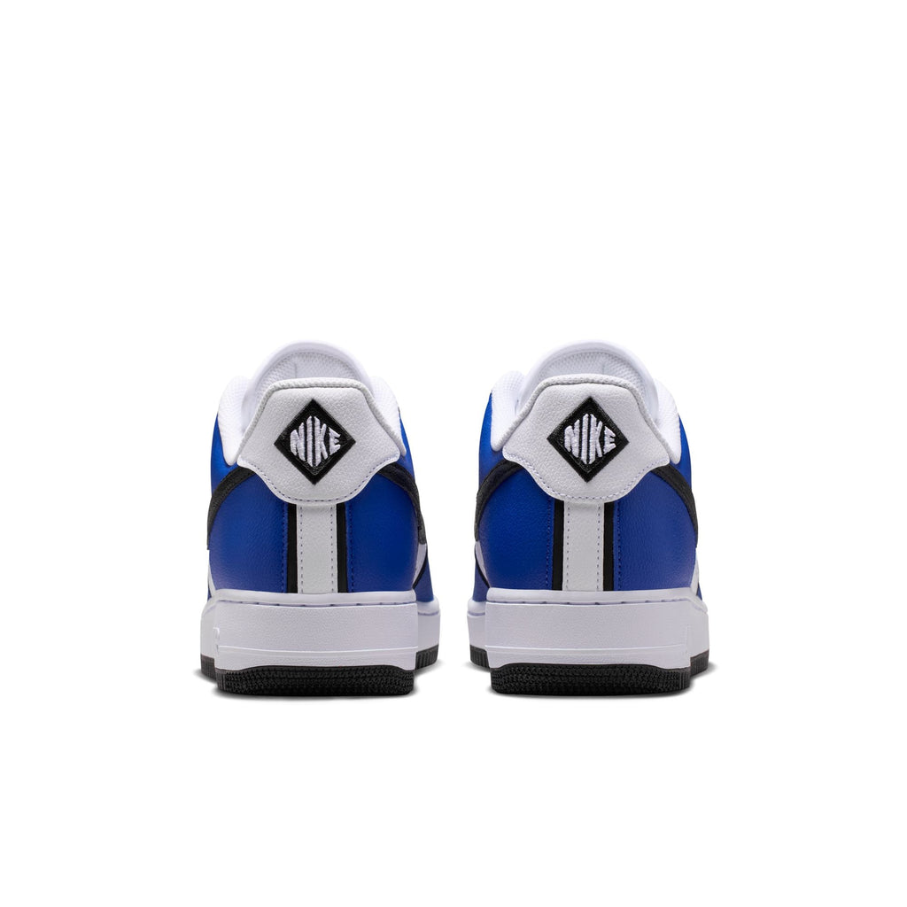 Nike Air Force 1 '07 Lv8 - OLD ROYAL/BLACK-WHITE-METALLIC SILVER for Men - product image from the listing.